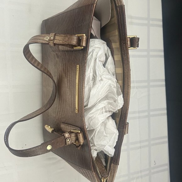 Brahmin Croc Embossed Handbag - Picture 5 of 5